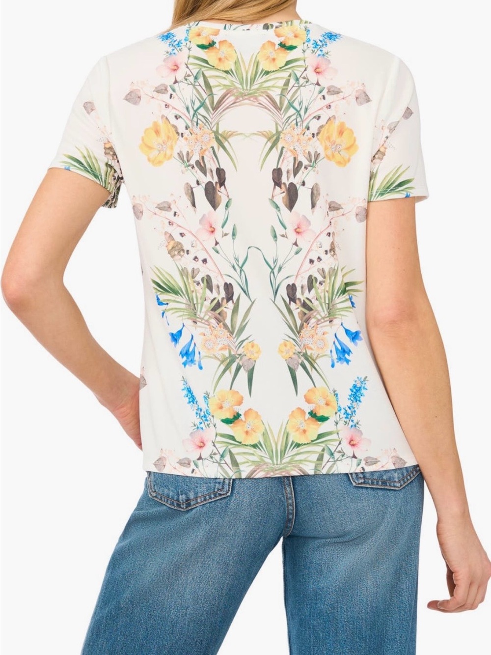 Ted Baker Floral Graphic T-shirt - Picture 5 of 11